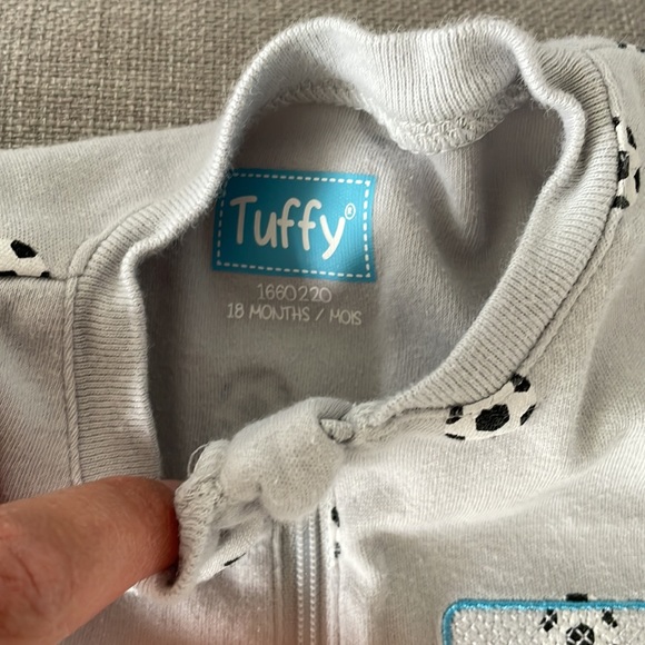 18m footed sports pajamas - bundle of 2 soccer ball and hockey - Picture 5 of 6